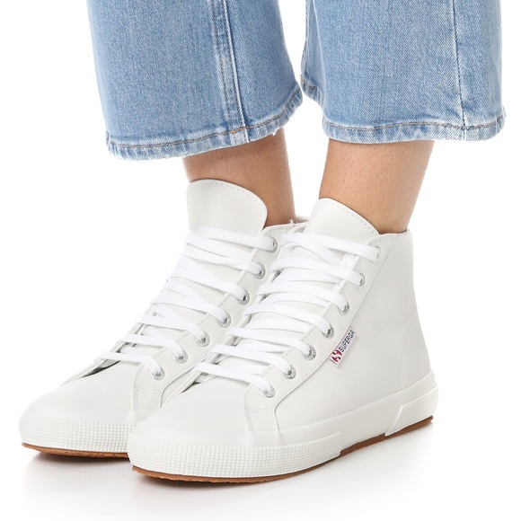 Superga Shoes - NWT Superga 2795 Leather High Top Sneakers